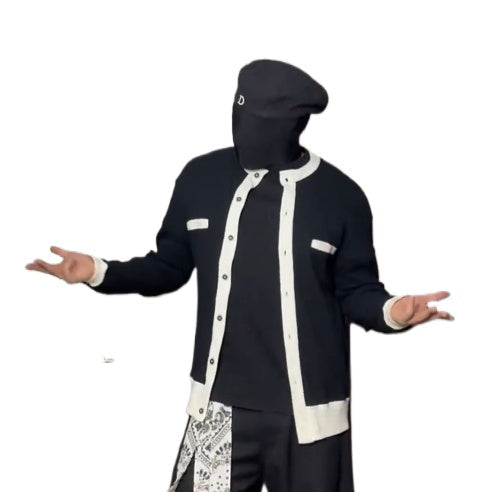 Casual long sleeve cardigan S0072