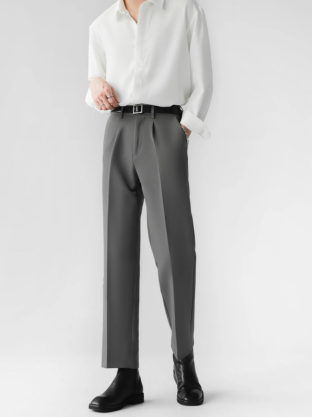 Straight slacks pants B0156