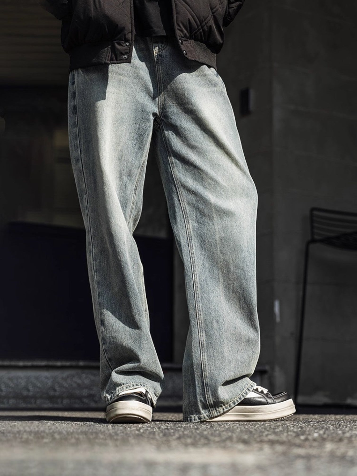 [MRA] VINTAGE BLACK LOW-TOPS S0055