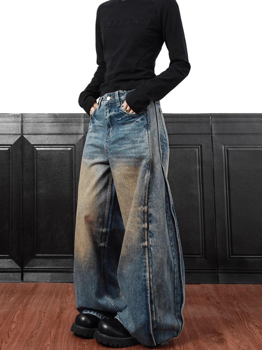 [MRNEARLY] aged jeans B0307