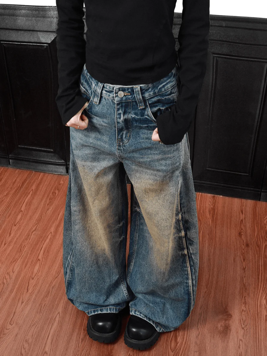 [MRNEARLY] aged jeans B0307