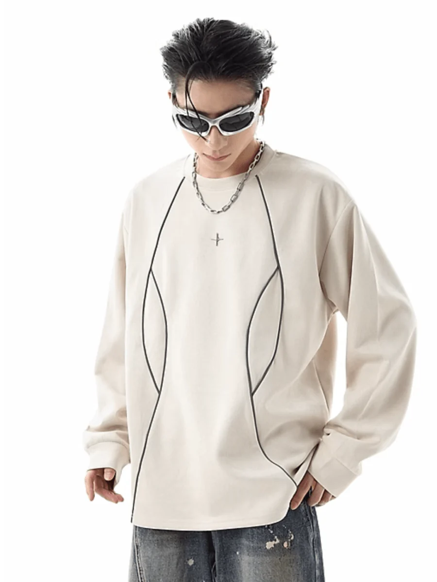 [TREND ST] round neck sweater S0200