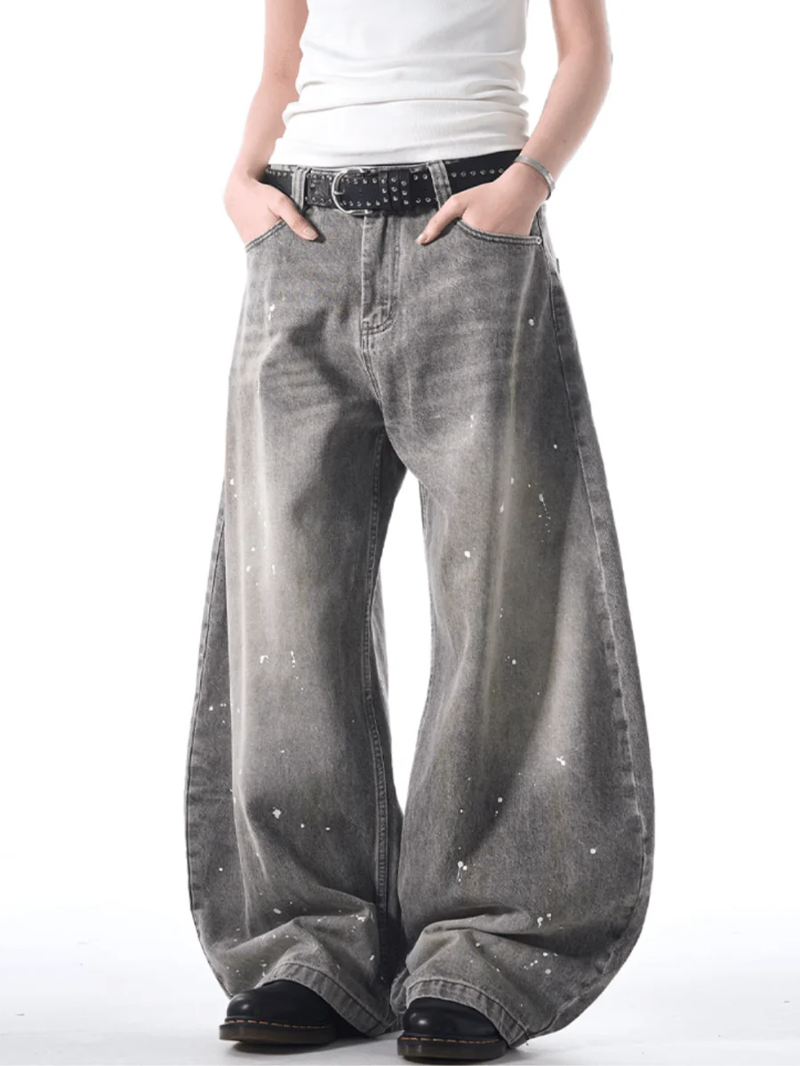 [MADWITCH] street ink wash jeans B0308