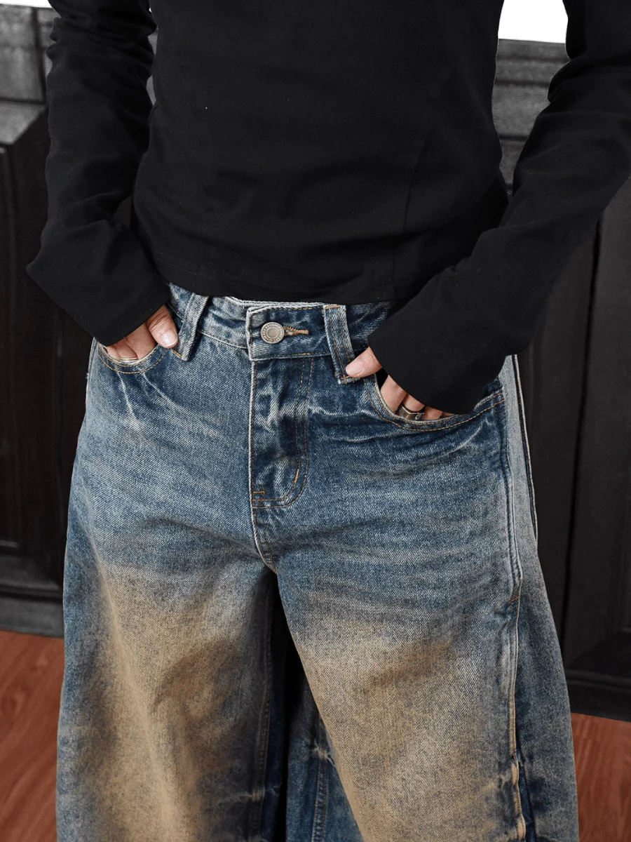 [MRNEARLY] aged jeans B0307