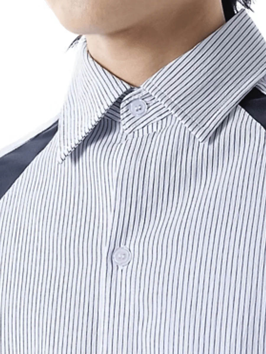 [TREND ST] striped shirt J0141