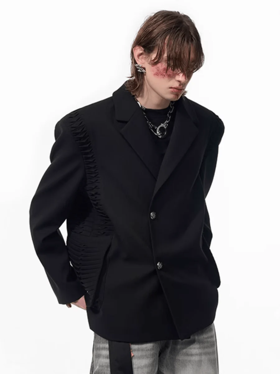 [STARTEXCEEDEND] two-piece layered suit jacket R033