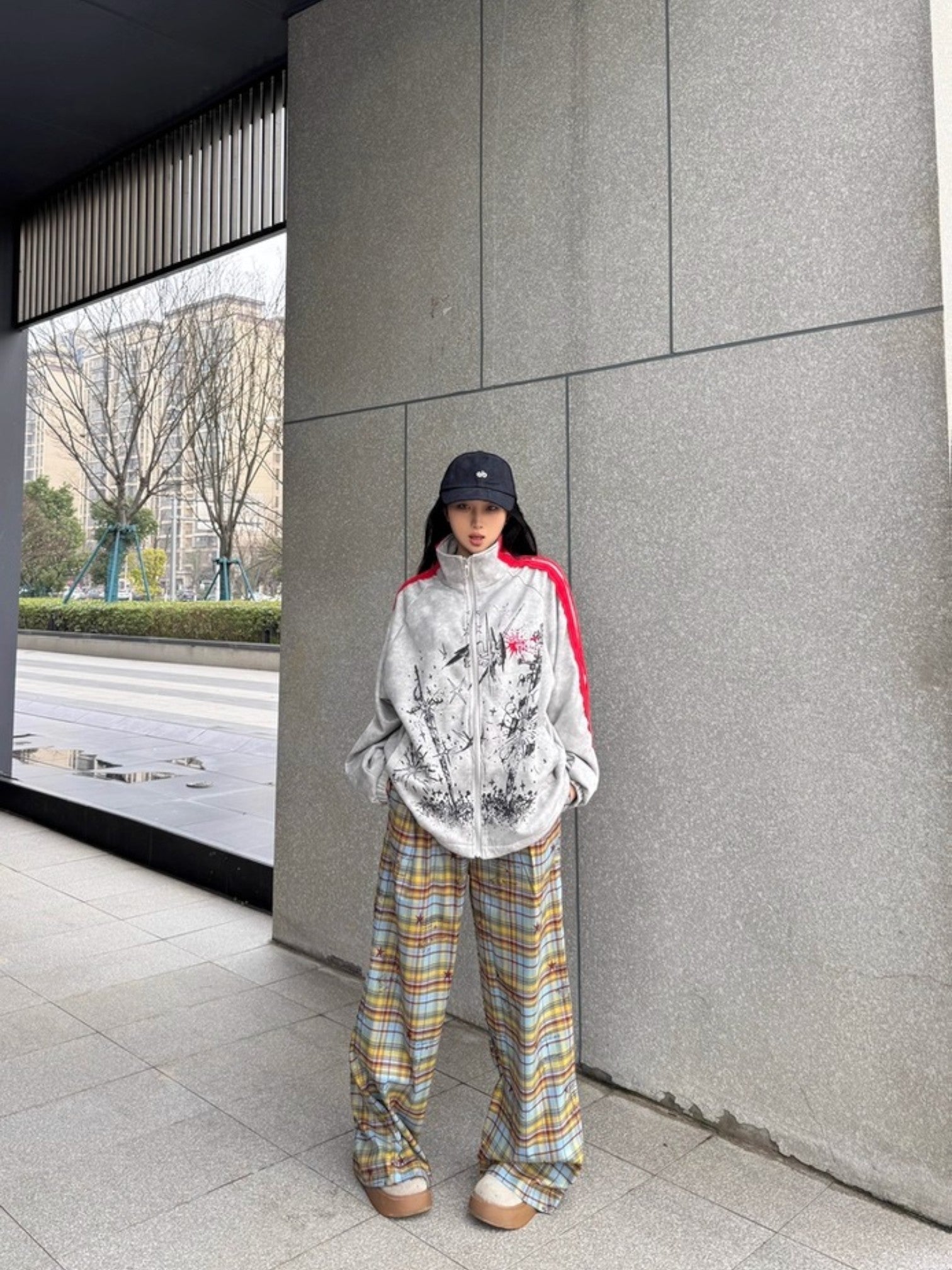 [BLACKBB] COLORBLOCK STREET JACKET S0162