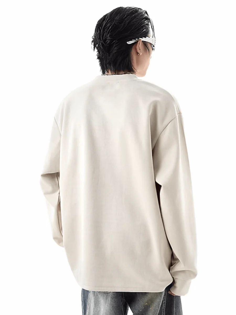 [TREND ST] round neck sweater S0200