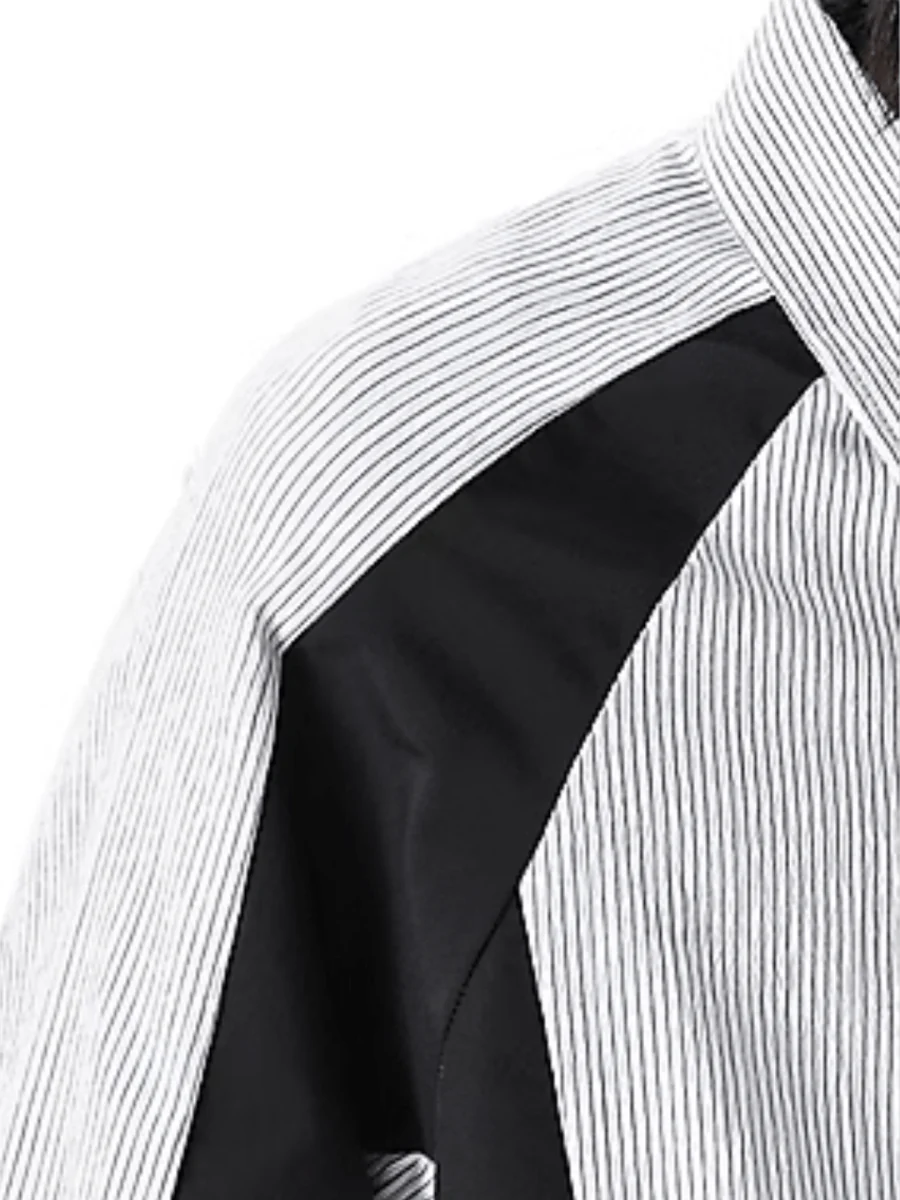 [TREND ST] striped shirt J0141