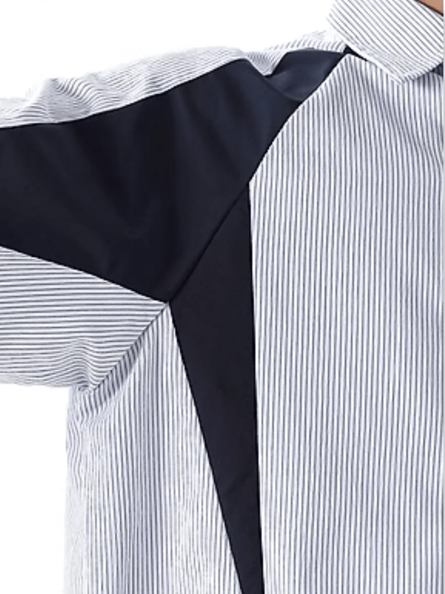 [TREND ST] striped shirt J0141