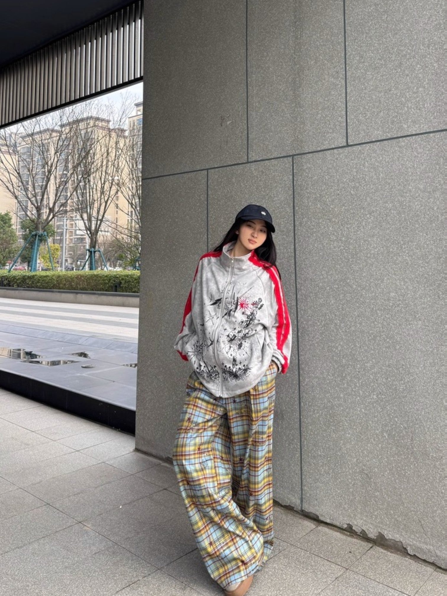 [BLACKBB] COLORBLOCK STREET JACKET S0162