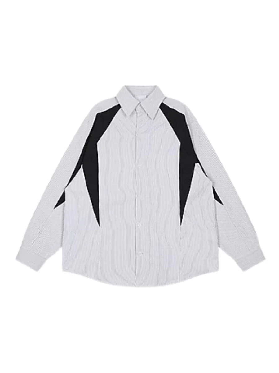 [TREND ST] striped shirt J0141