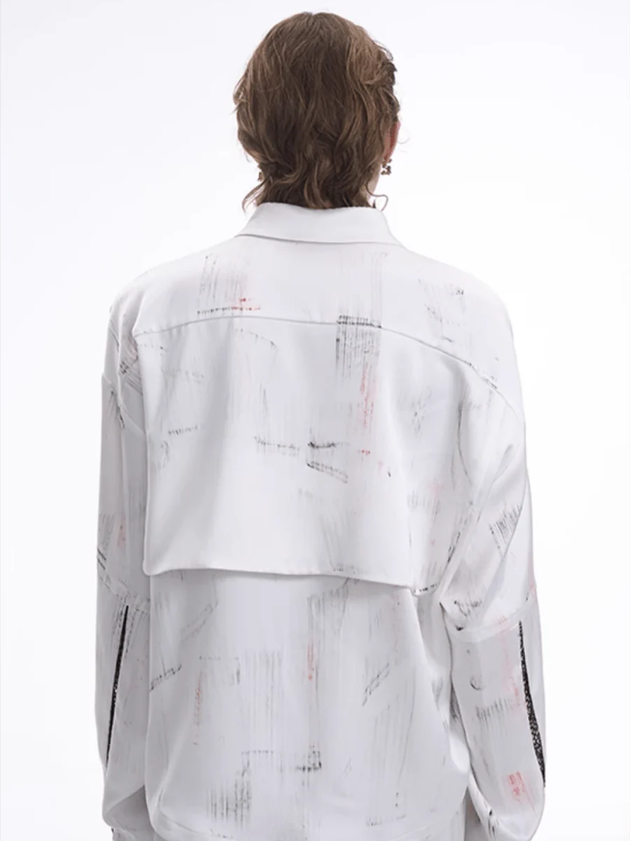 [STARTEXCEEDEND] Skeleton printing LOGO Jacket + Bottoms S0161