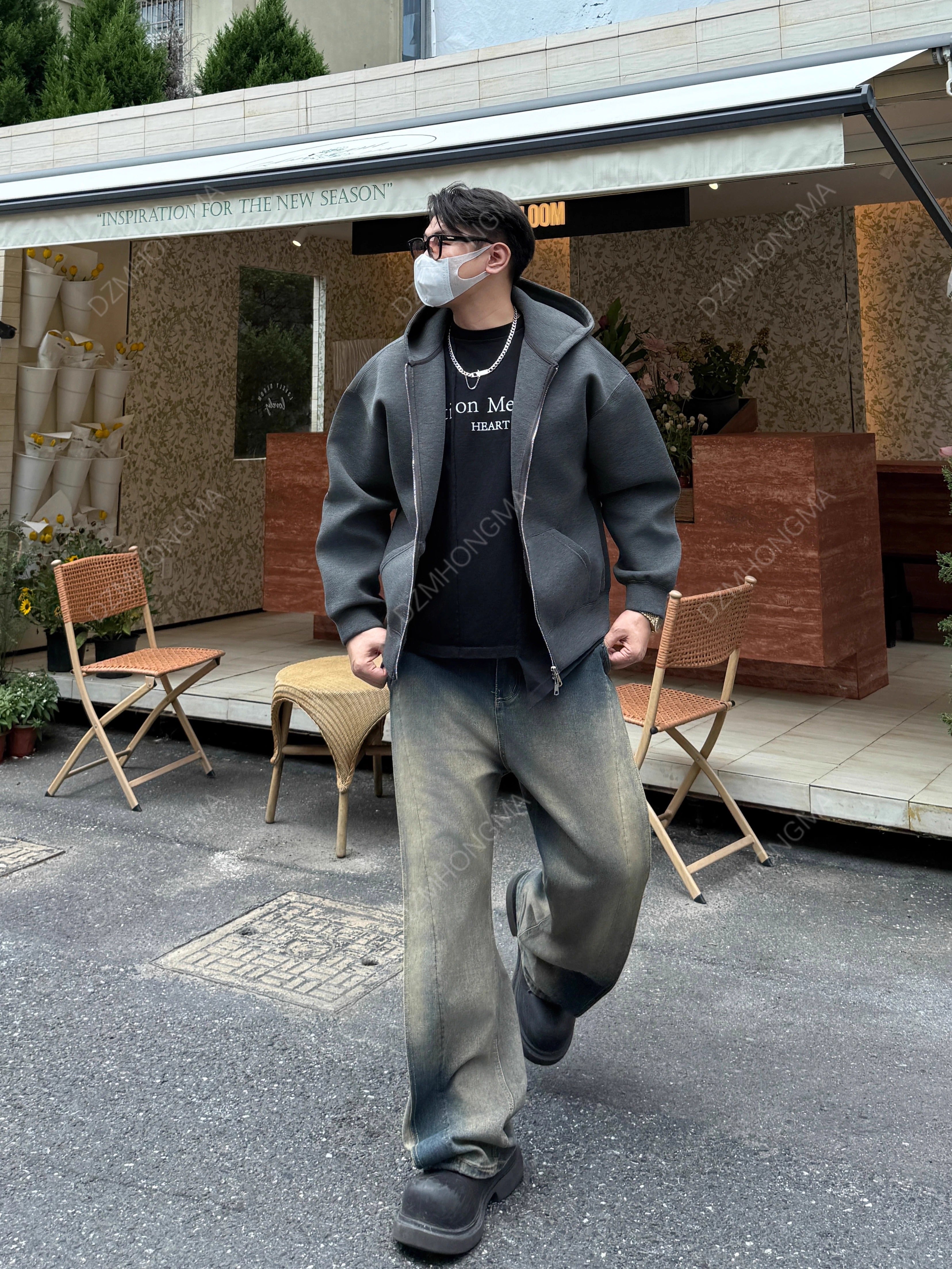 [DAZHONGMA] CLEANFIT HEAVY ZIP HOODIE T0130