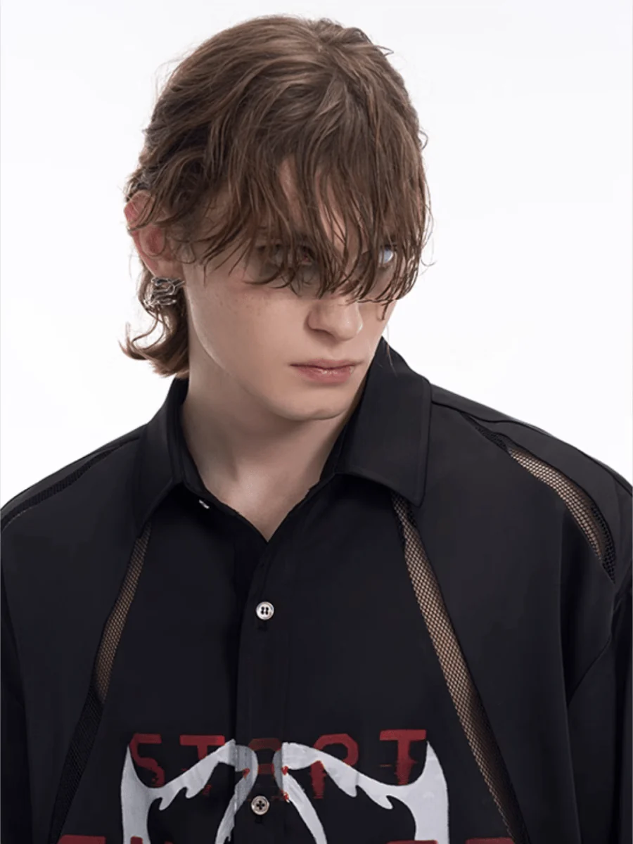 [STARTEXCEEDEND] Skeleton printing LOGO Jacket + Bottoms S0161