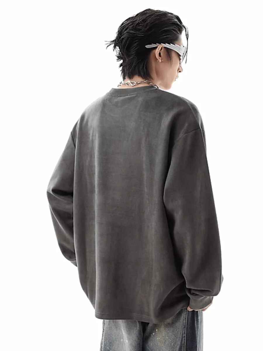 [TREND ST] round neck sweater S0200