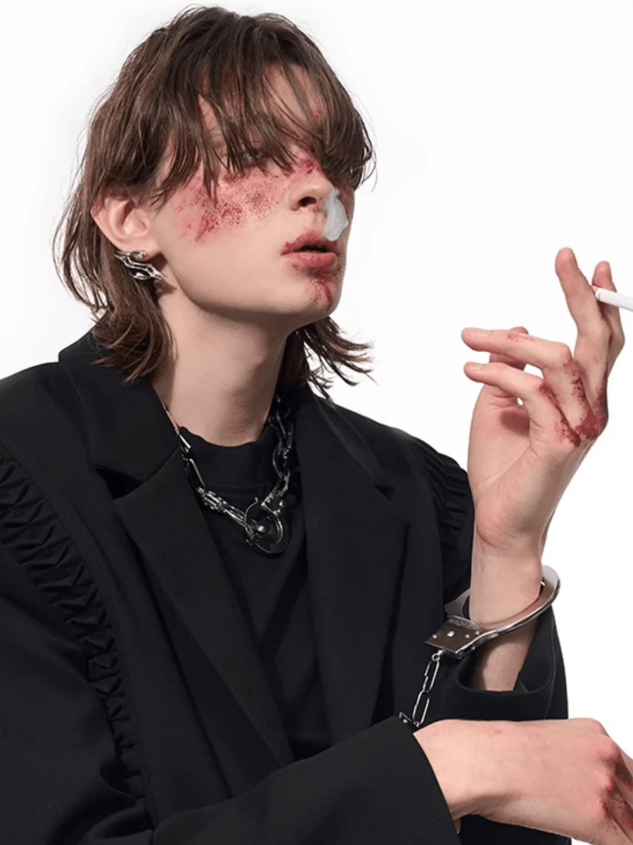 [STARTEXCEEDEND] two-piece layered suit jacket R033