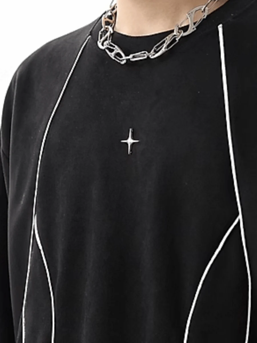 [TREND ST] round neck sweater S0200