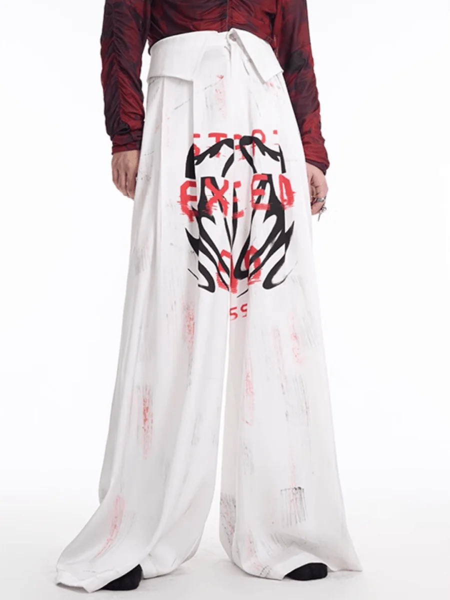 [STARTEXCEEDEND] Skeleton printing LOGO Jacket + Bottoms S0161