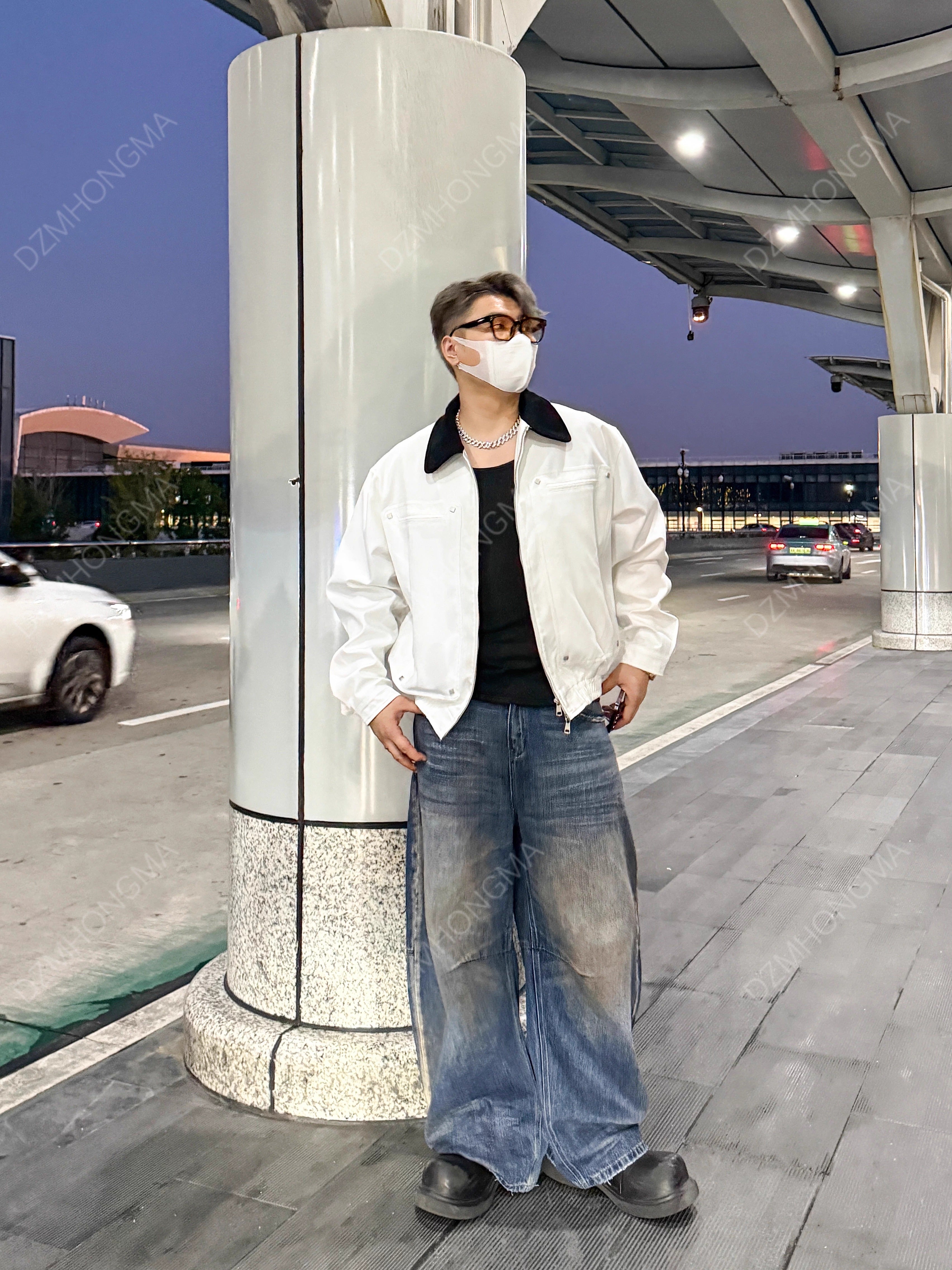 [DAZHONGMA] CLEANFIT OLD-MONEY COLLARED JACKET T0132