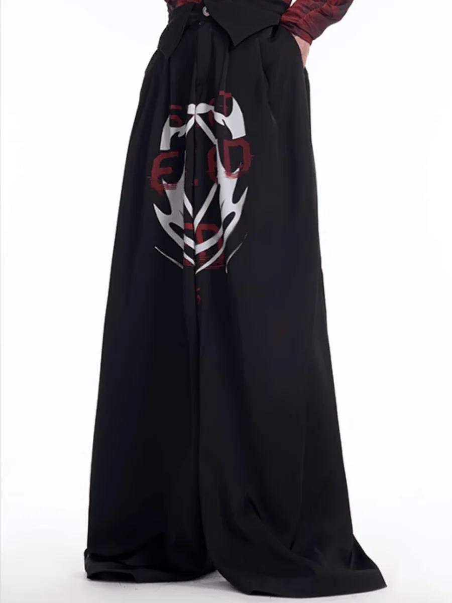 [STARTEXCEEDEND] Skeleton printing LOGO Jacket + Bottoms S0161