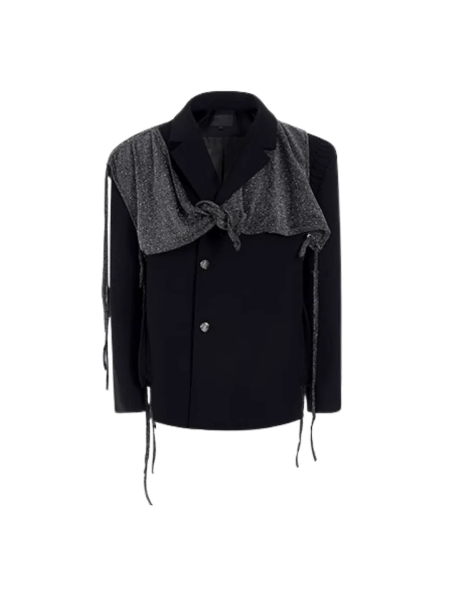 [STARTEXCEEDEND] two-piece layered suit jacket R033