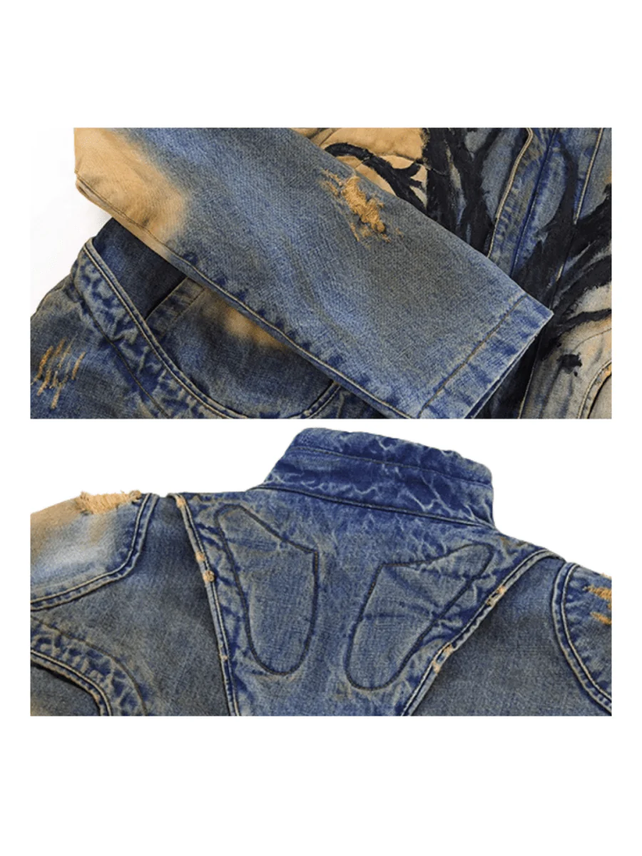 [STARTEXCEEDEND] denim jacket + bottoms T0181