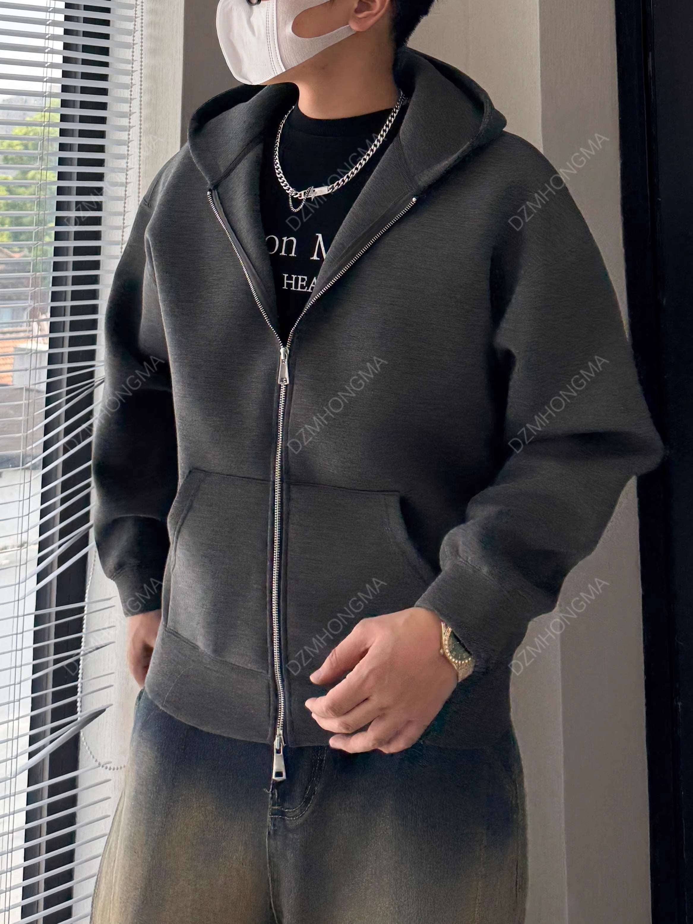 [DAZHONGMA] CLEANFIT HEAVY ZIP HOODIE T0130