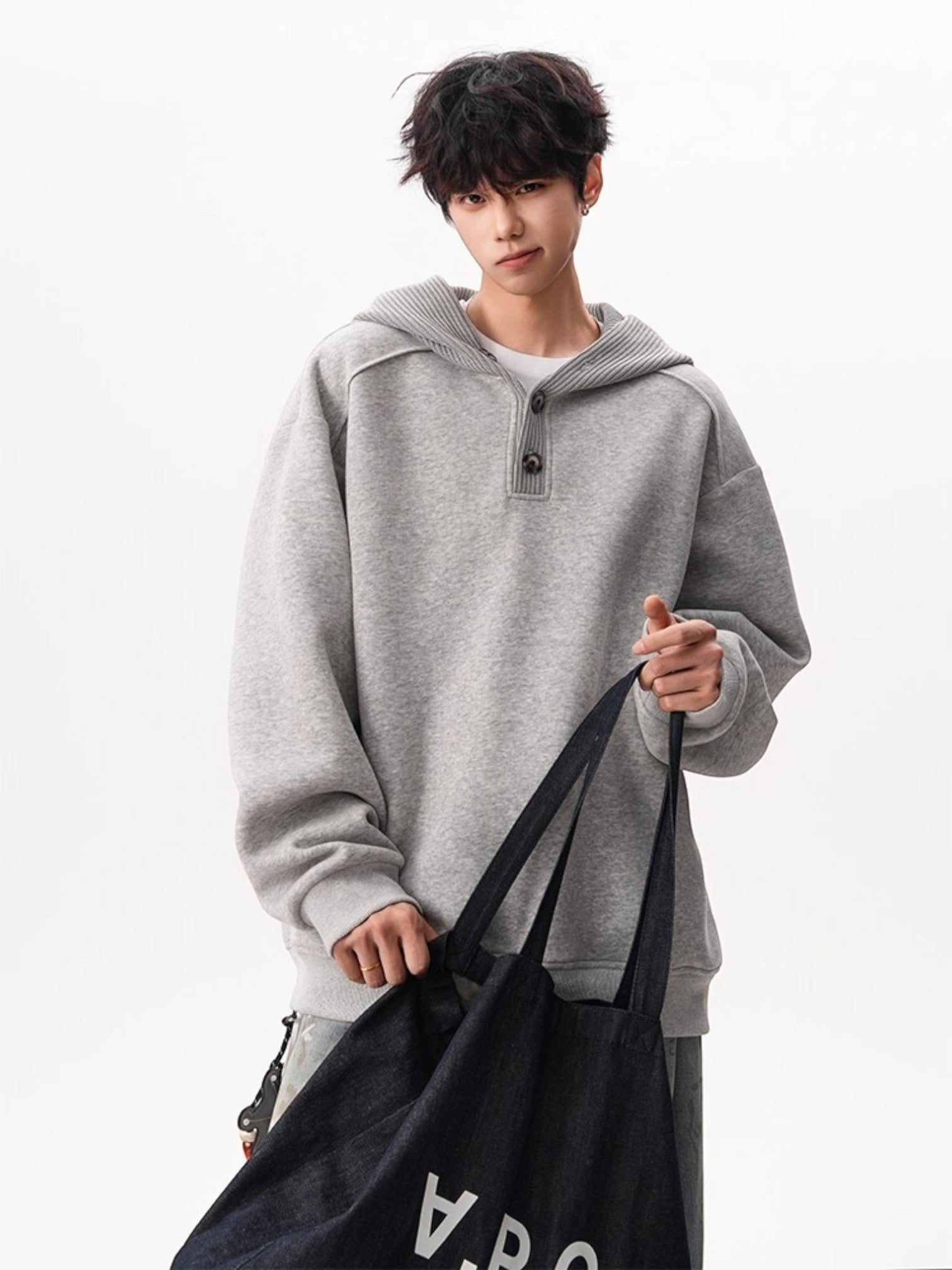 HEAVY KNIT HOODIE S0073