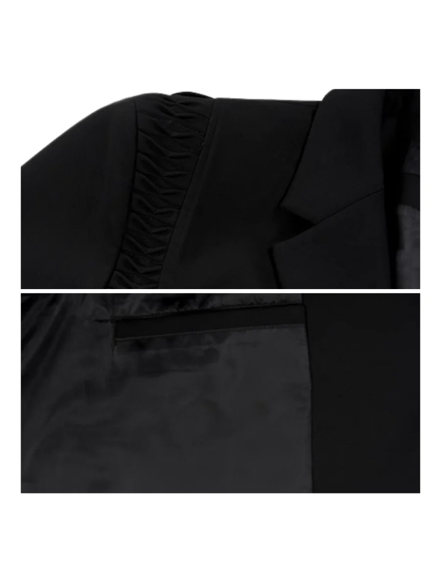 [STARTEXCEEDEND] two-piece layered suit jacket R033