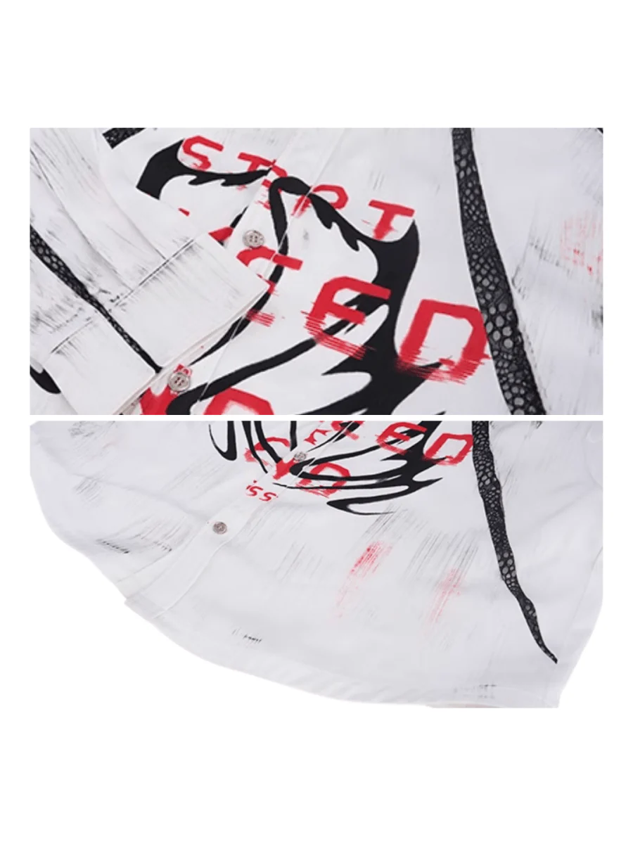 [STARTEXCEEDEND] Skeleton printing LOGO Jacket + Bottoms S0161