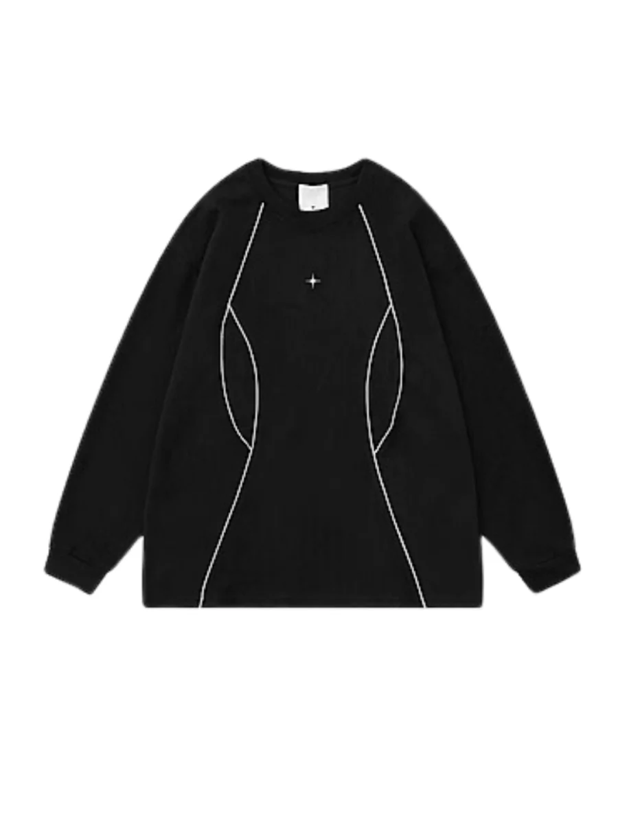 [TREND ST] round neck sweater S0200