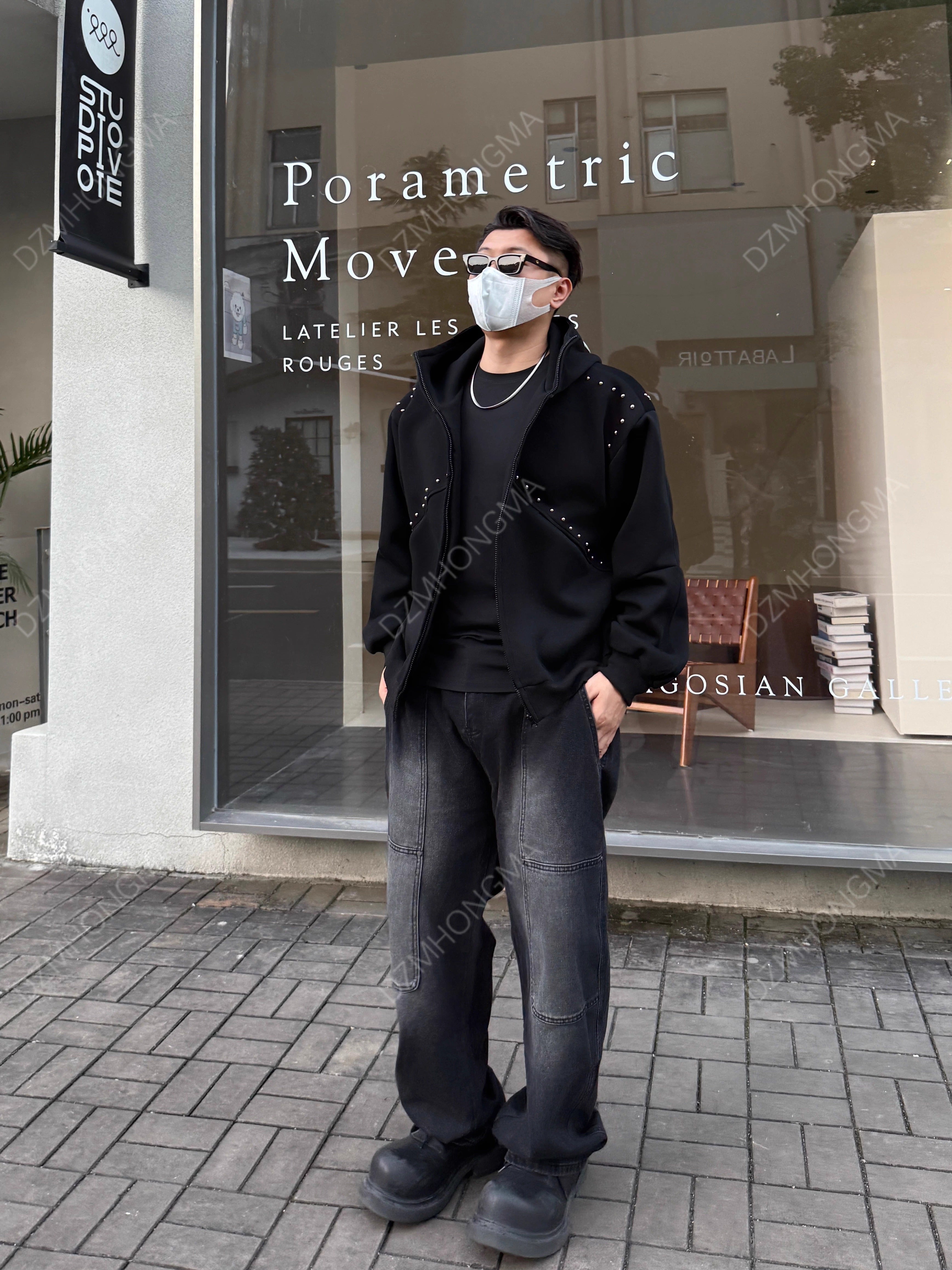 [DAZHONGMA] VINTAGE RIVETED WORK JEANS B0314