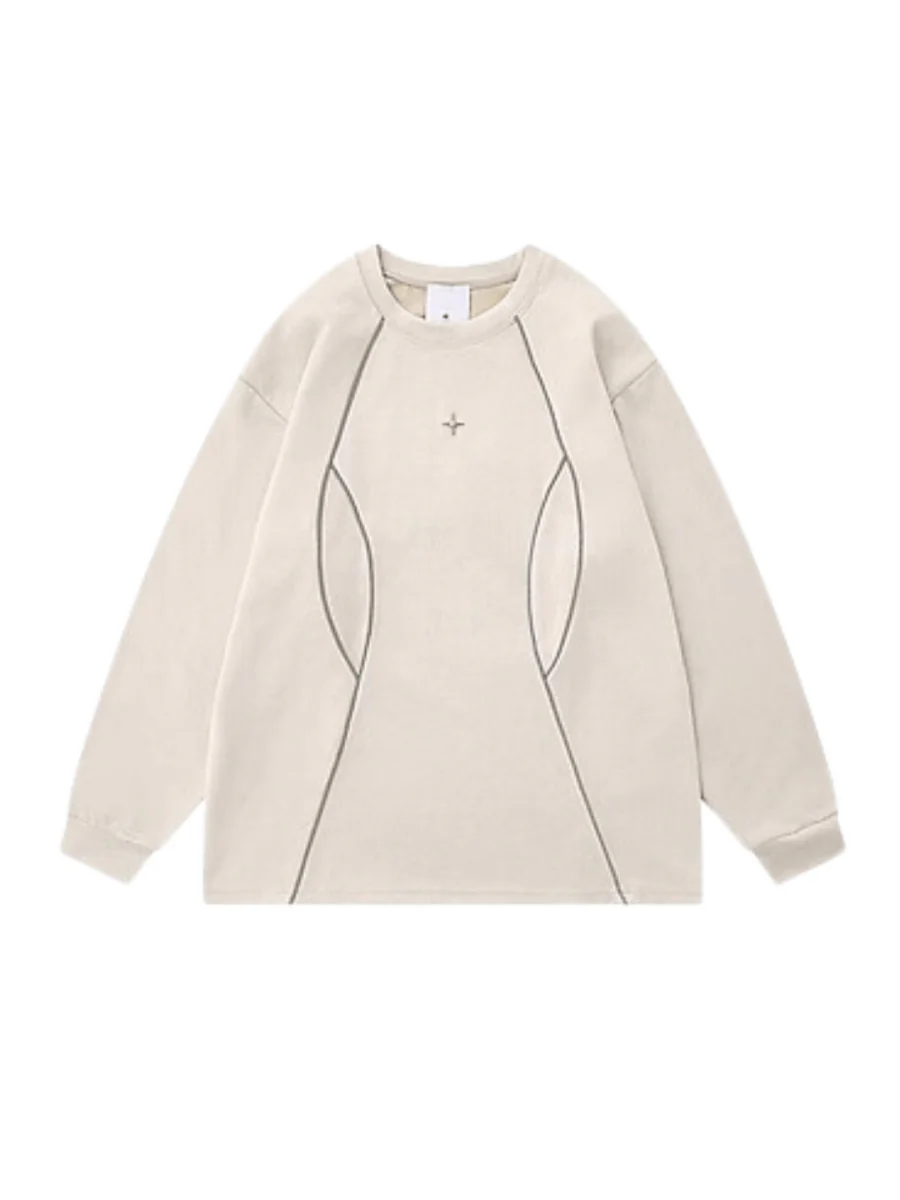 [TREND ST] round neck sweater S0200