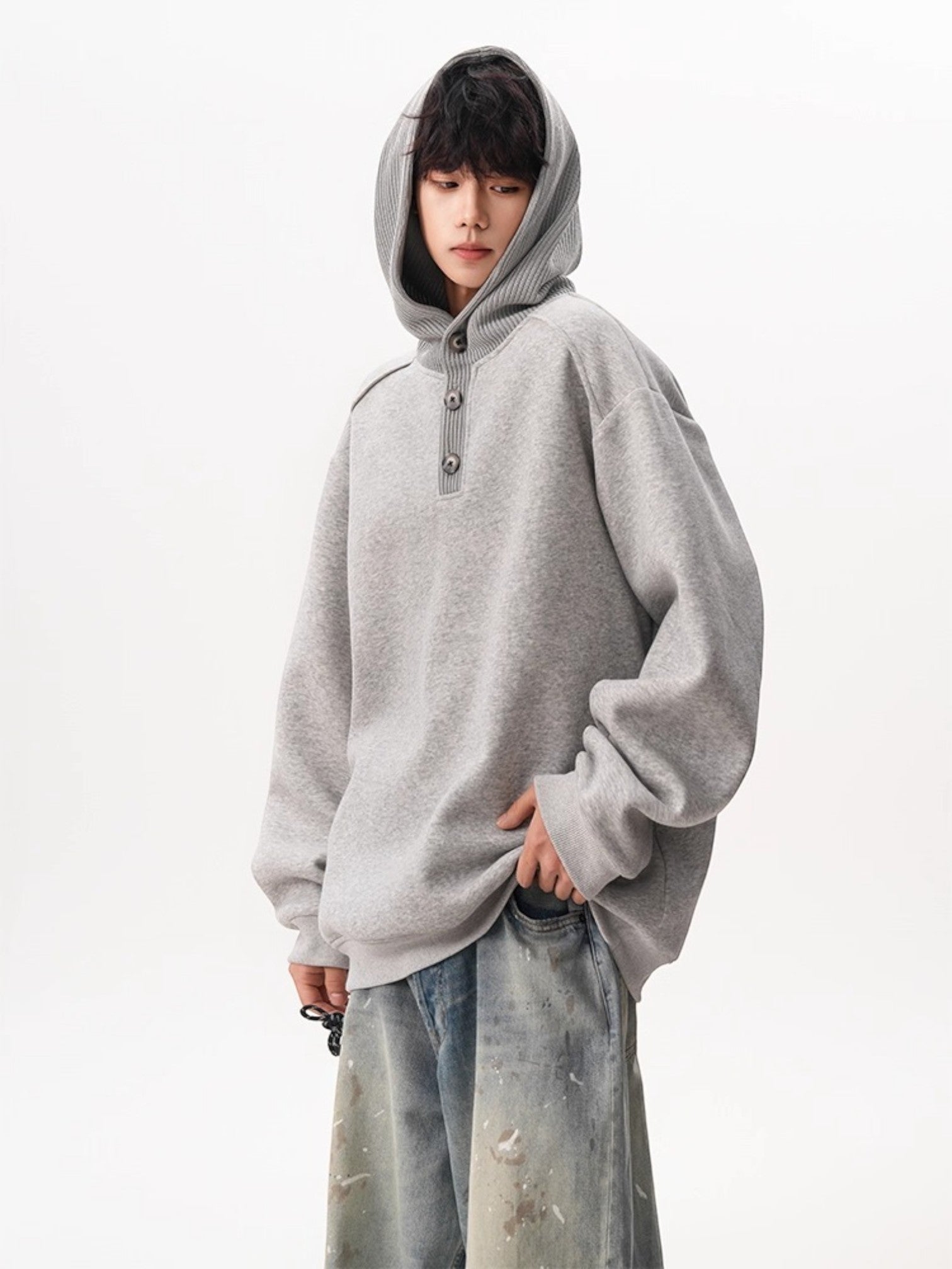 HEAVY KNIT HOODIE S0073