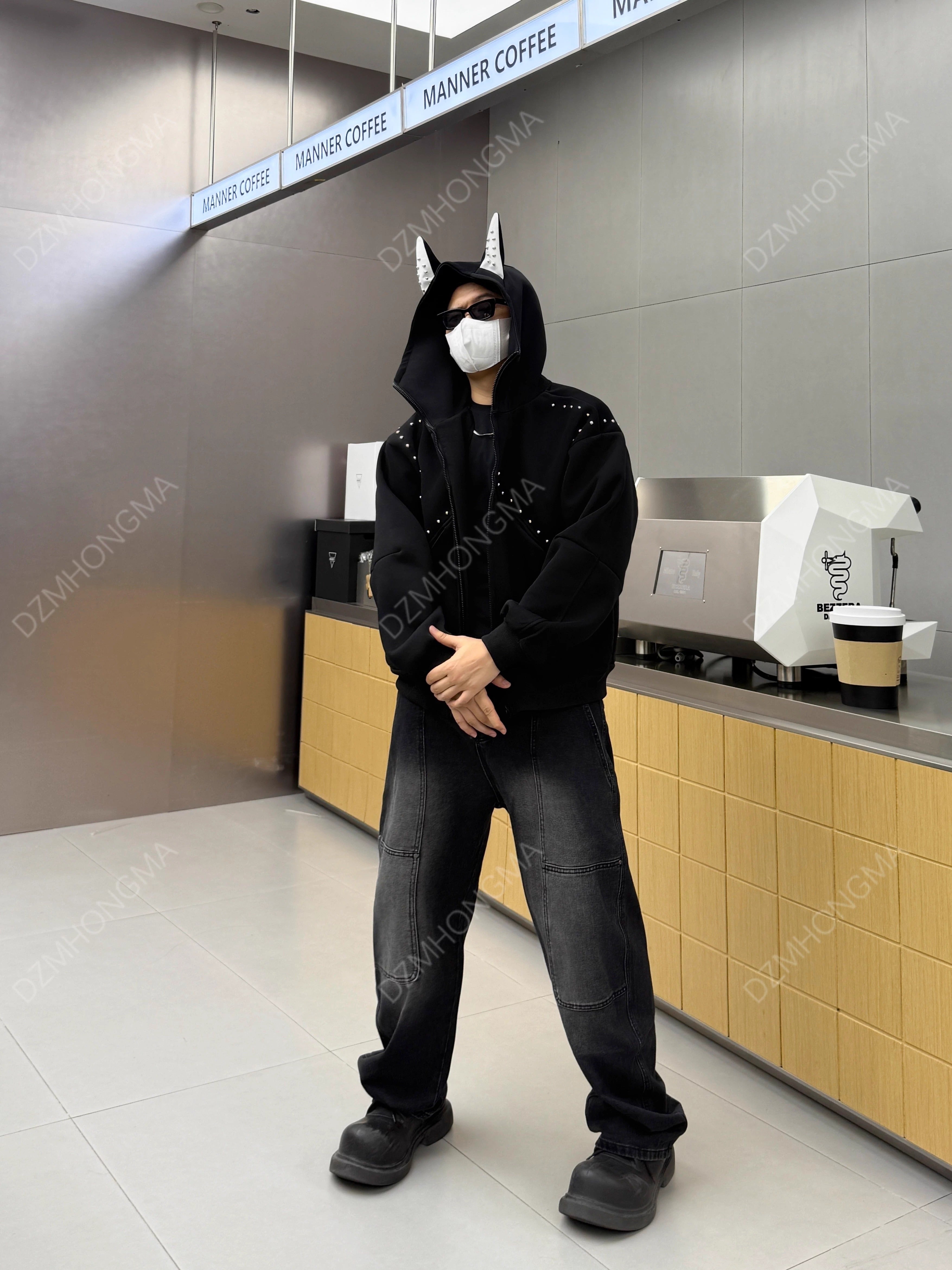 [DAZHONGMA] VINTAGE RIVETED WORK JEANS B0314