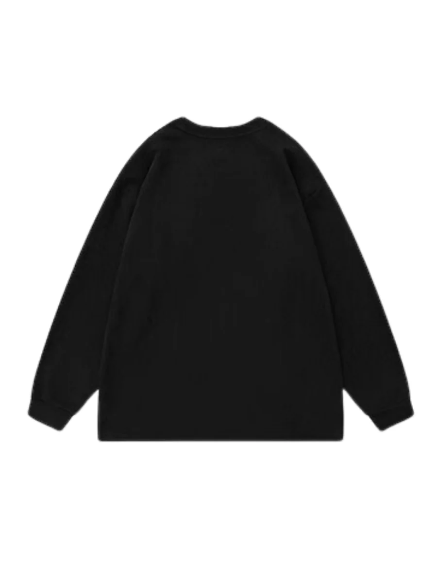 [TREND ST] round neck sweater S0200