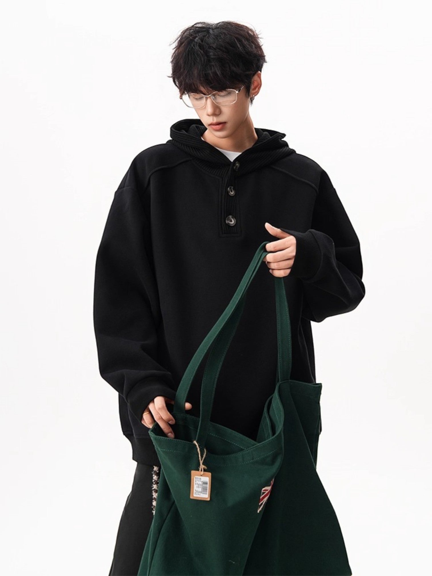 HEAVY KNIT HOODIE S0073