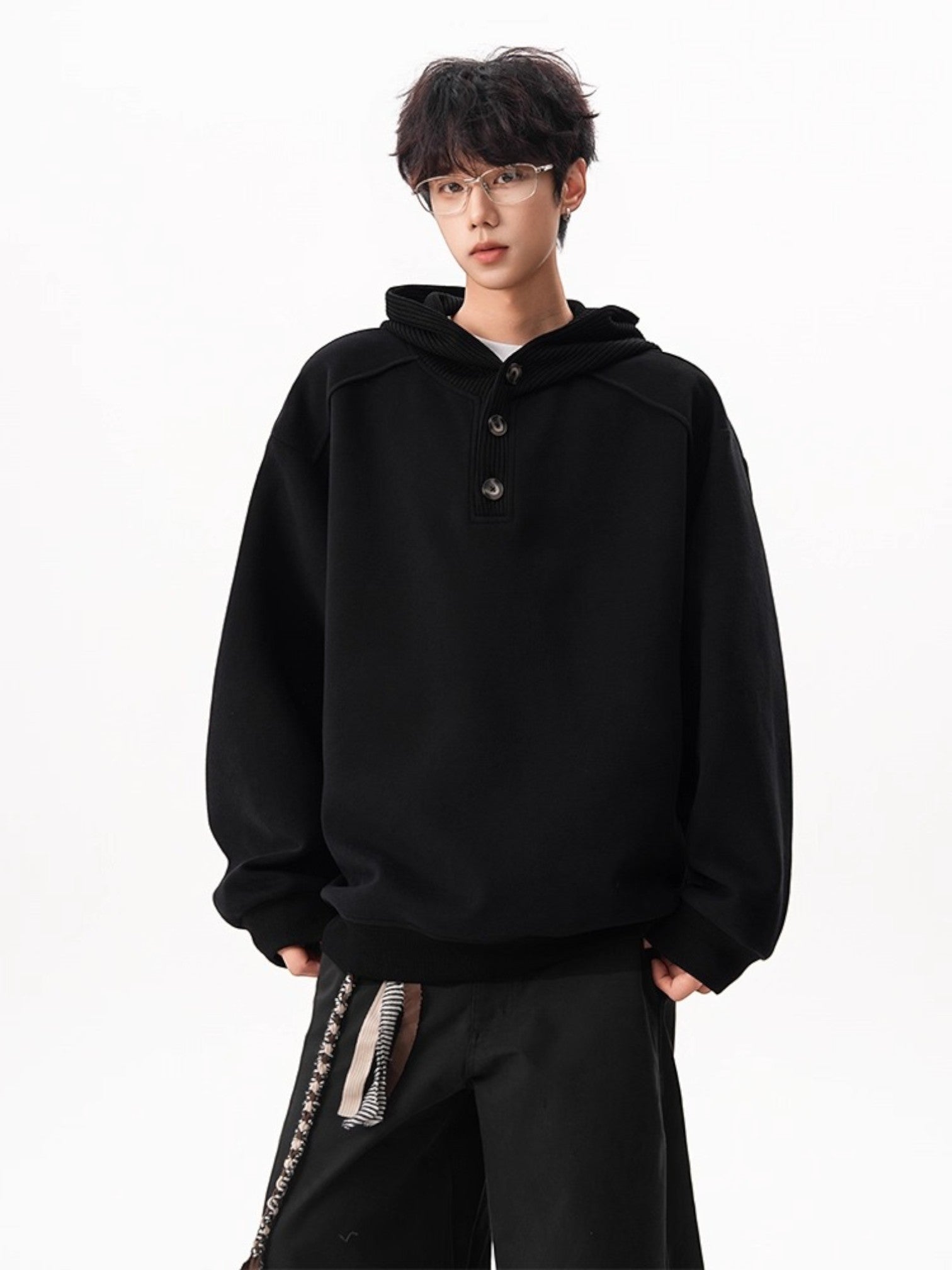 HEAVY KNIT HOODIE S0073