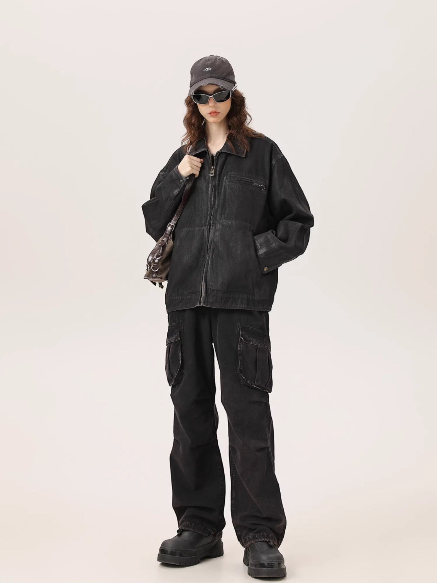 [ZETITI] DETROIT COLLAR-DYED JACKET T0187