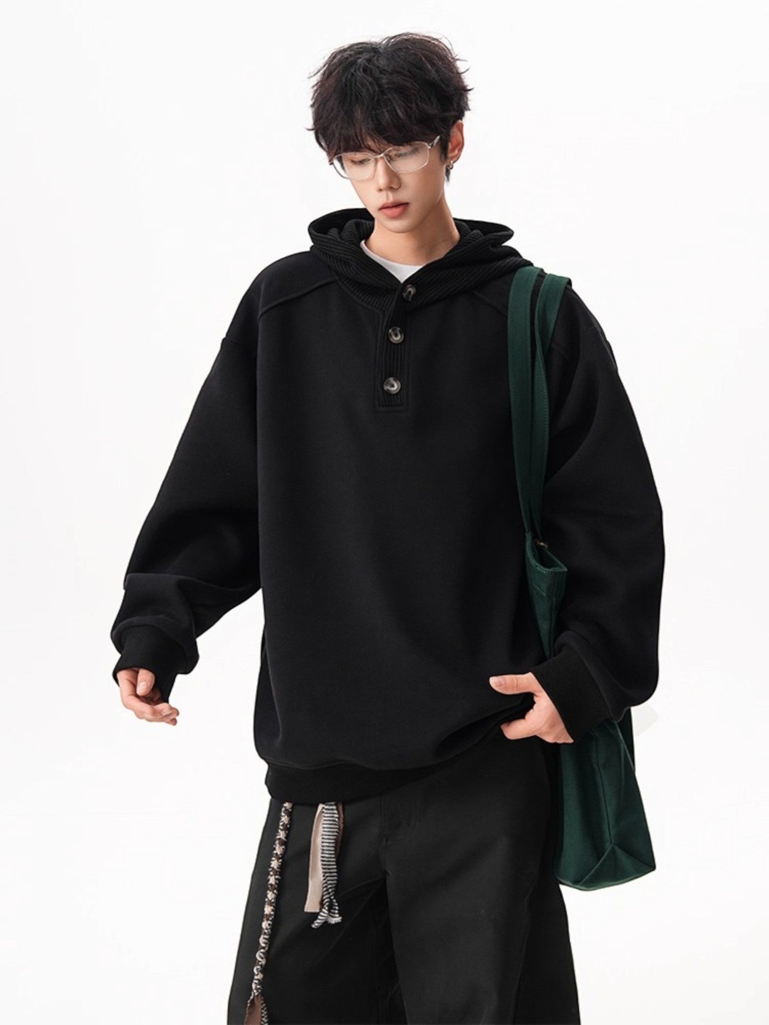 HEAVY KNIT HOODIE S0073