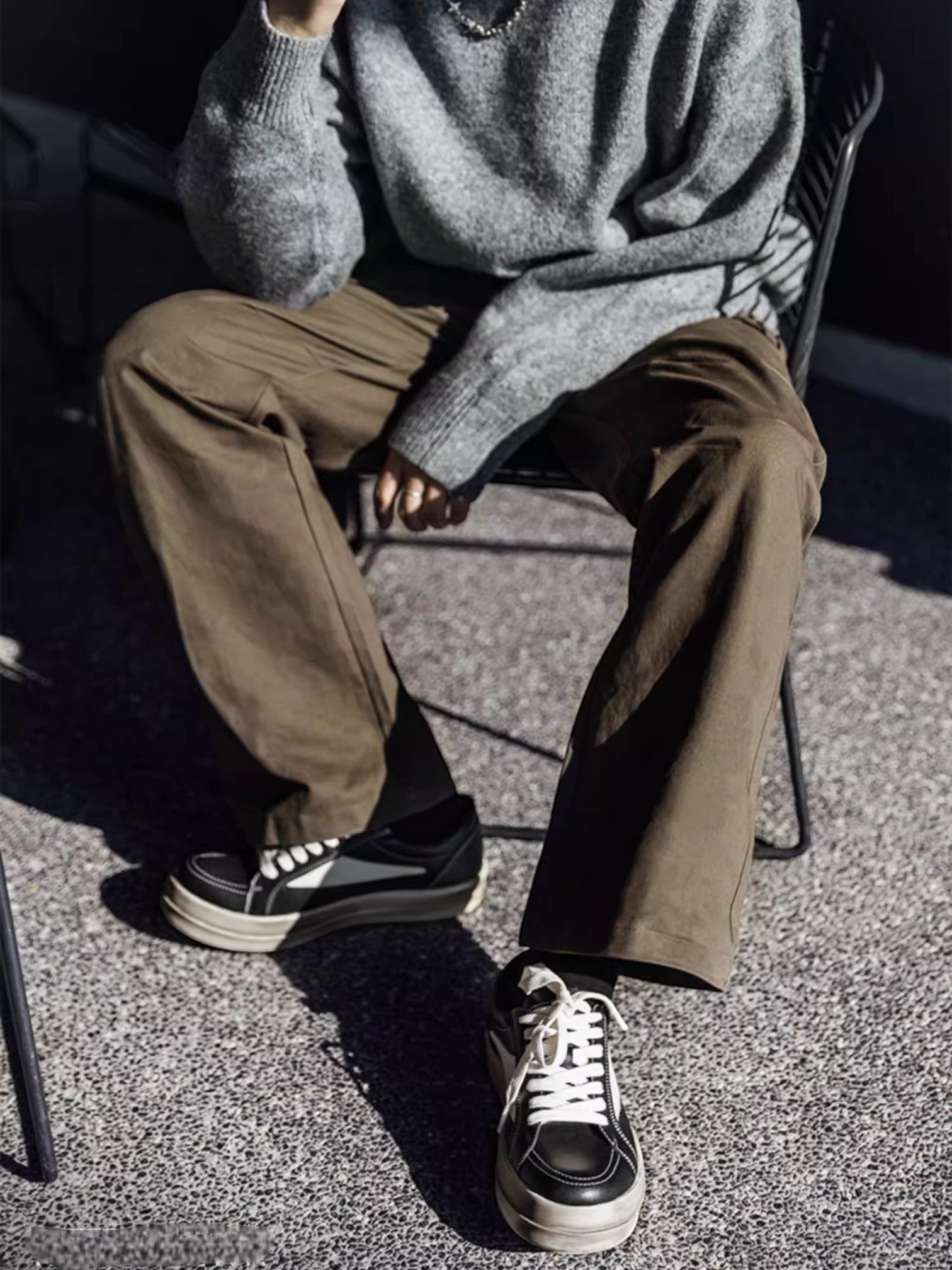 [MRA] VINTAGE BLACK LOW-TOPS S0055