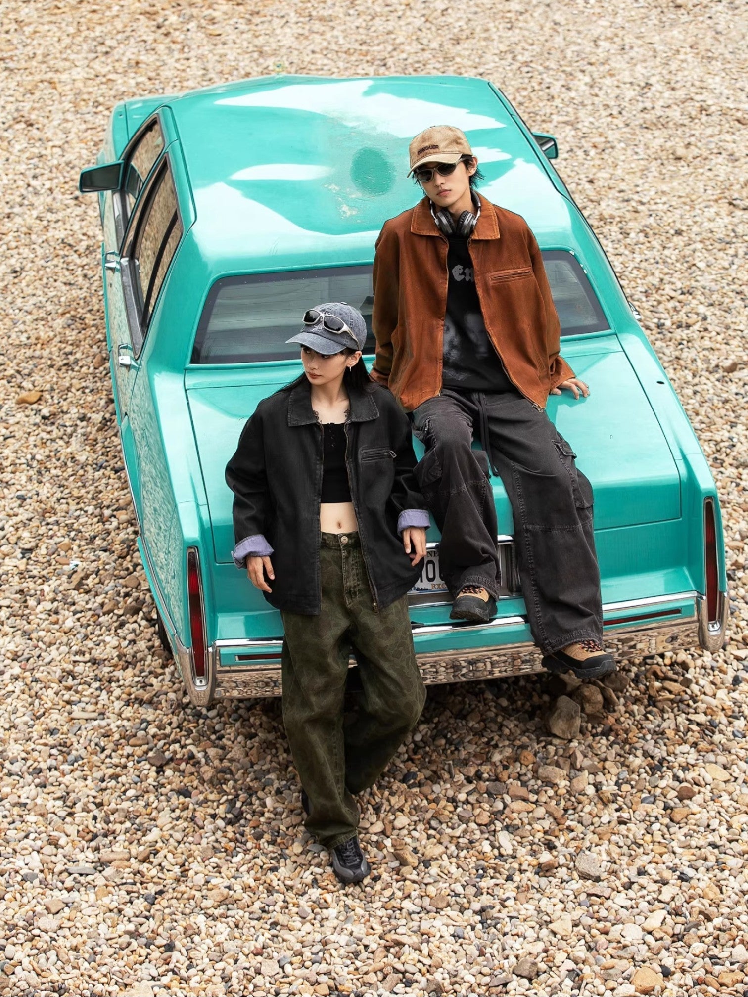 [ZETITI] DETROIT COLLAR-DYED JACKET T0187