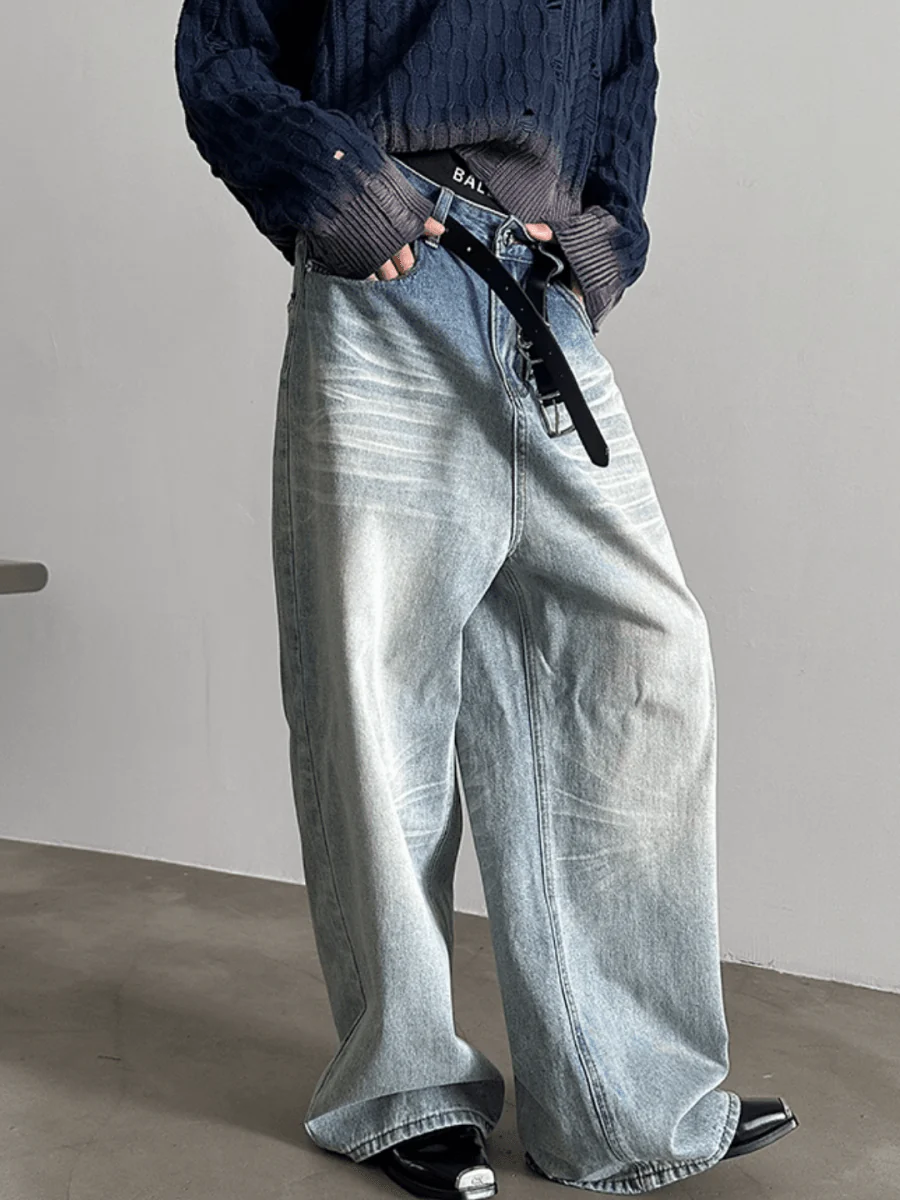 [GENESISBOY] Washed Jeans B0306