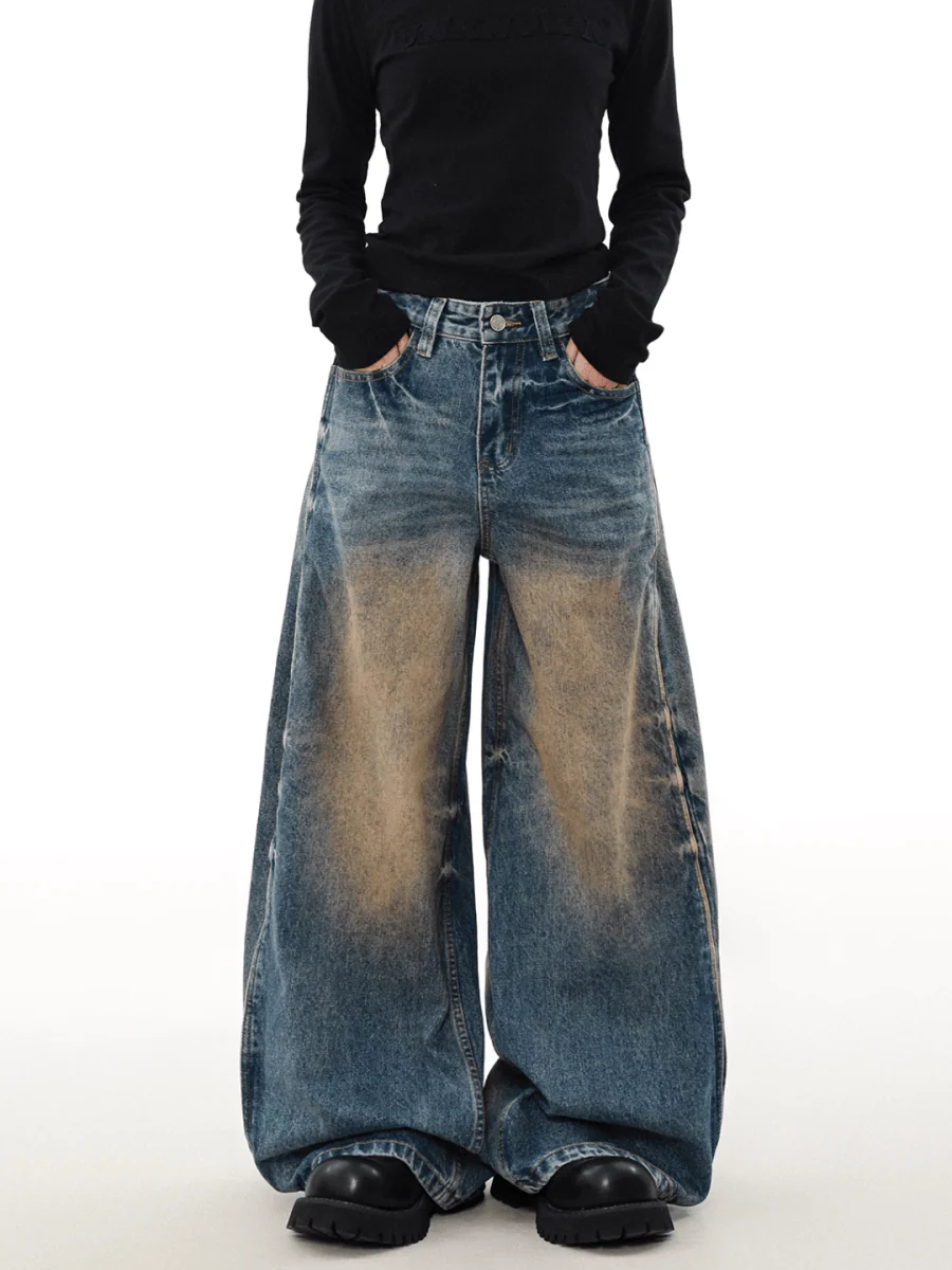 [MRNEARLY] aged jeans B0307