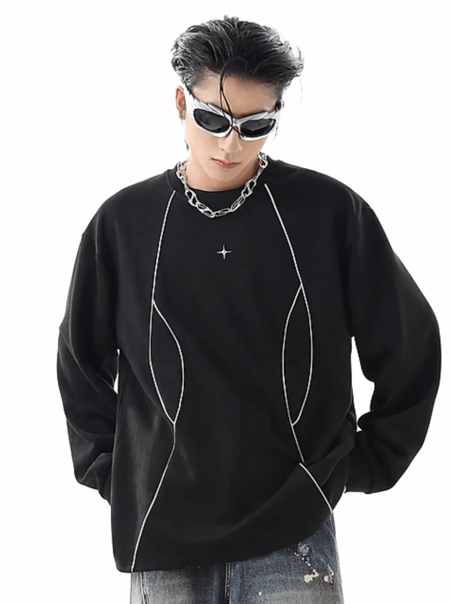 [TREND ST] round neck sweater S0200