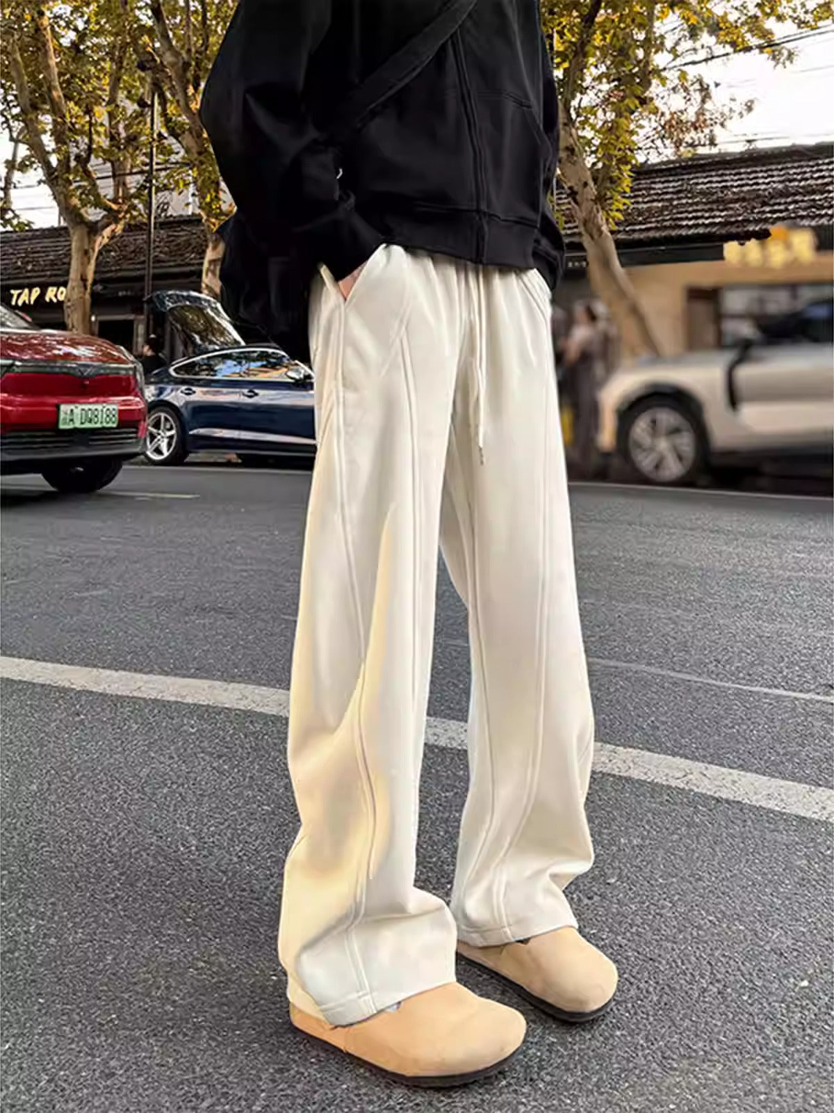 HEAVYWEIGHT SABER-CUT TROUSERS B0186