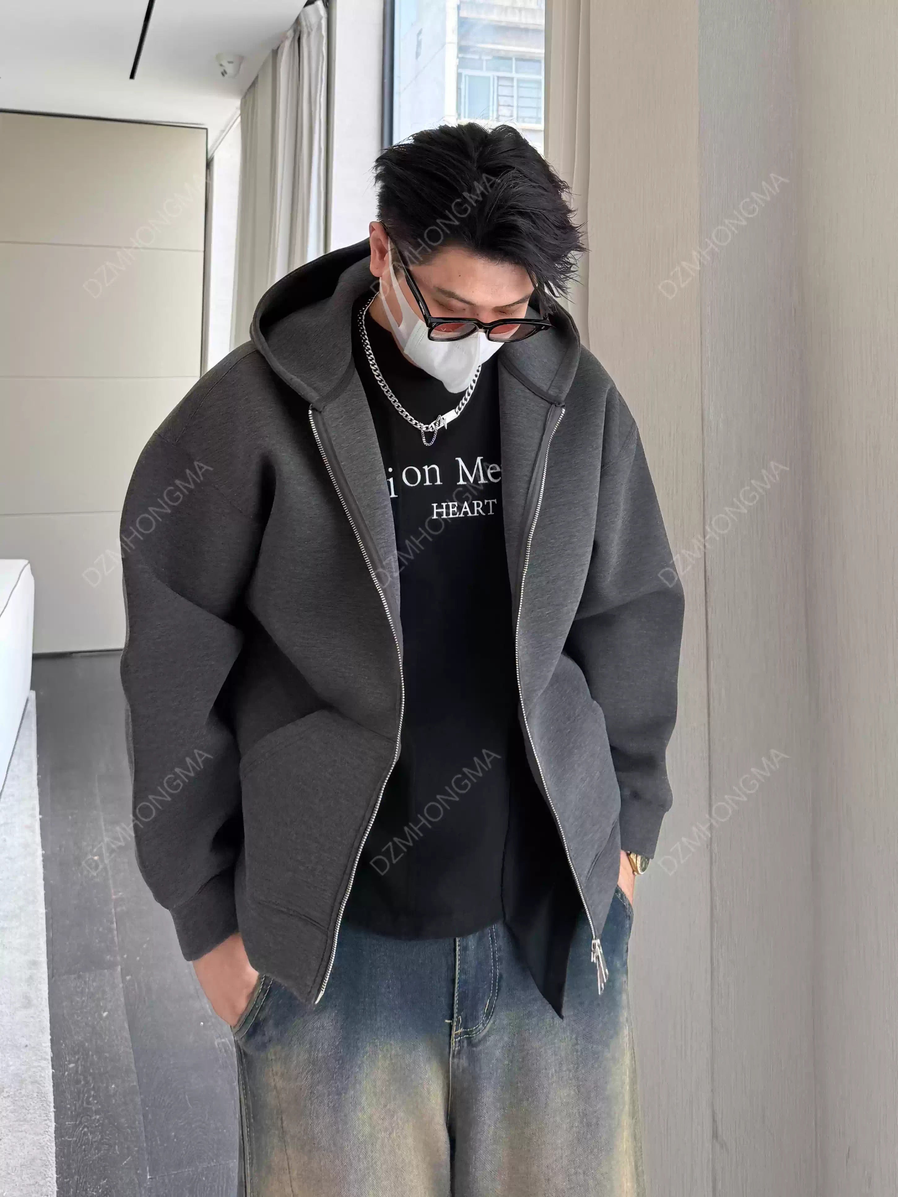 [DAZHONGMA] CLEANFIT HEAVY ZIP HOODIE T0130