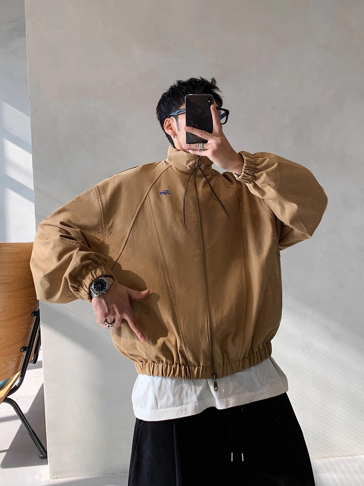 FADED VINTAGE WORK JACKET T0129