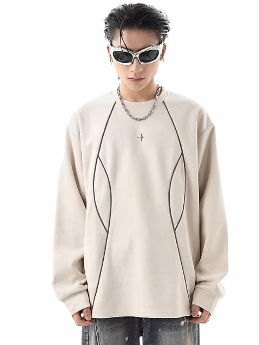 [TREND ST] round neck sweater S0200